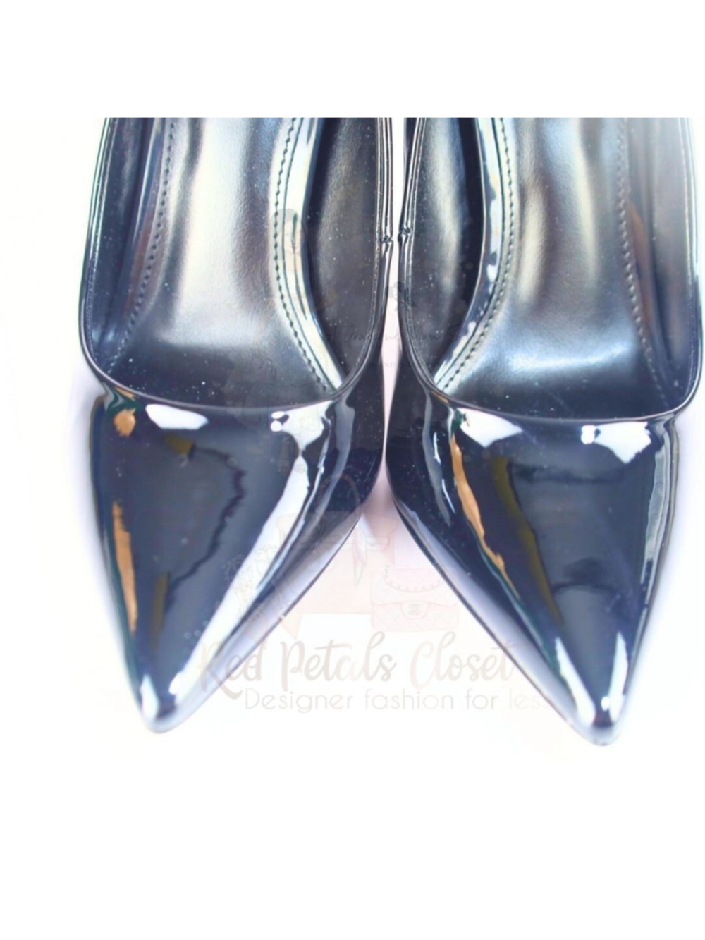 AQUA Women's Brit Pointed Toe Pumps Black - Size 7 - Picture 2 of 11